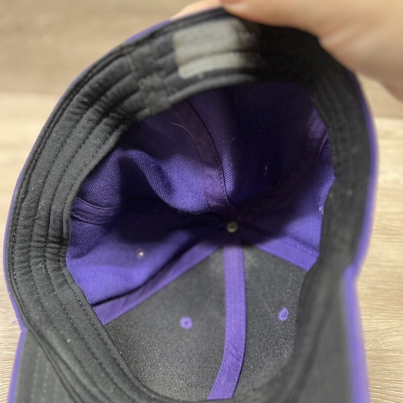 TWO Clemson Univ Tigers Baseball Caps Hat Purple Orange Paw NIKE Swoosh Russel - Picture 8 of 12